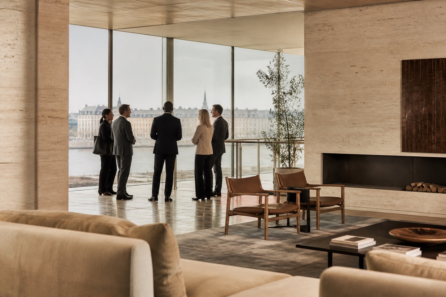 An international advisory team in a contemporary Stockholm setting